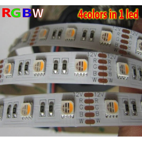 4 Colors in 1 RGBW LED Strip（NEW Arrival 12/24v 60 LEDS)